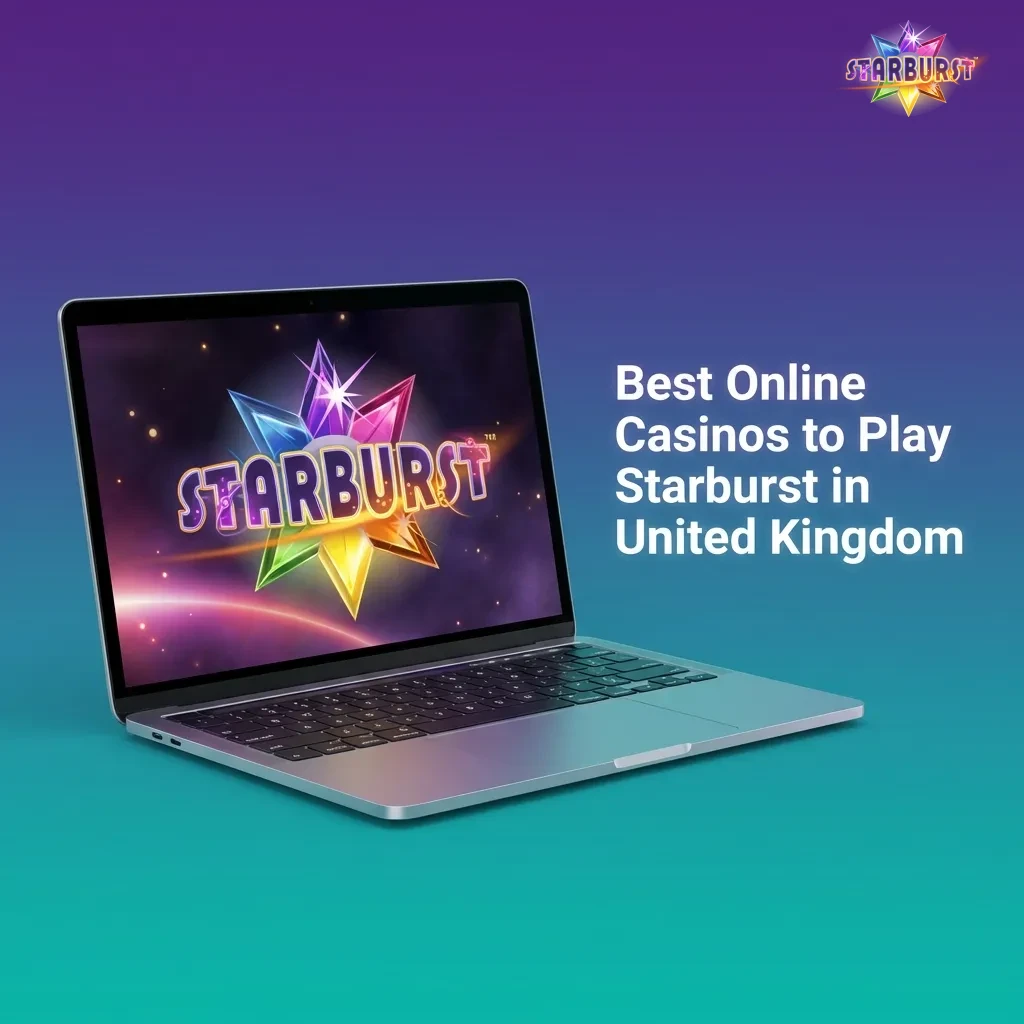 Casino Kings online casino interface showing Starburst slot game with welcome bonus details for UK players